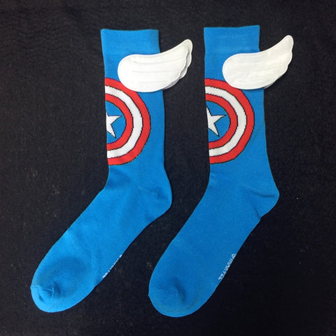 Captain America Cosplay Socks