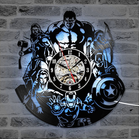Captain America Avengers Wall Clock