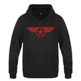 White Captain America Hoodie