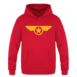 White Captain America Hoodie