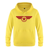 White Captain America Hoodie