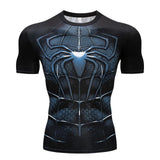 New Comic Superhero Compression Shirt Captain America Iron Man Fit Tight G Ym Bodybuilding T Shirt